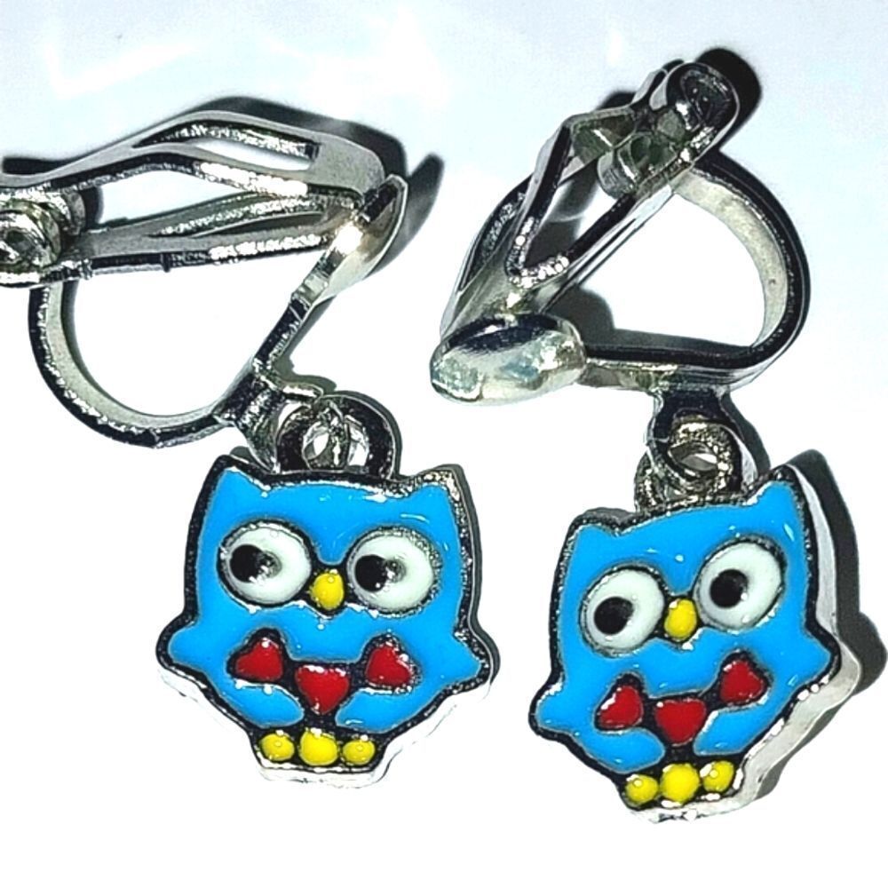 Super cute kid's fashion clip-on earrings